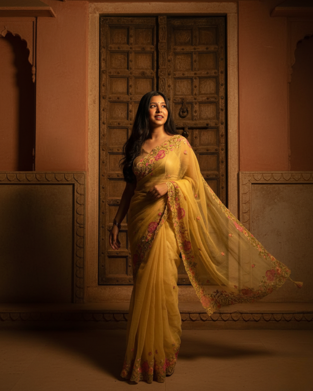 Yellow Saree